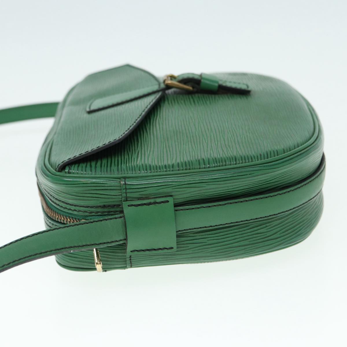 LOUIS VUITTON Epi Jeune Fille MM Shoulder Bag Green M52154 LV Auth 85305