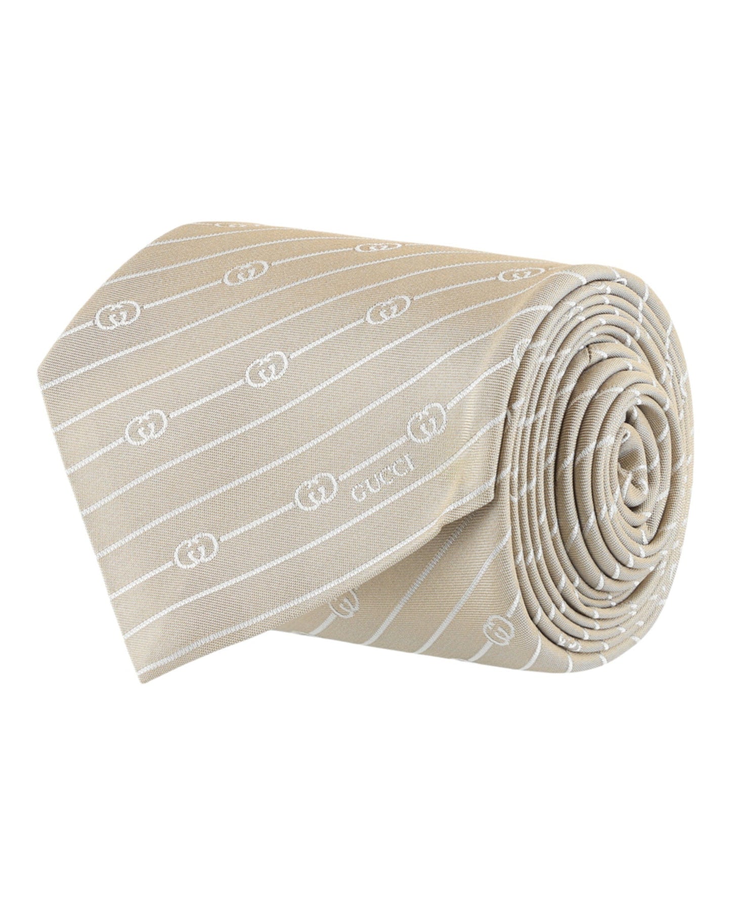 Gucci Mens Interlocking G Silk Jacquard Tie