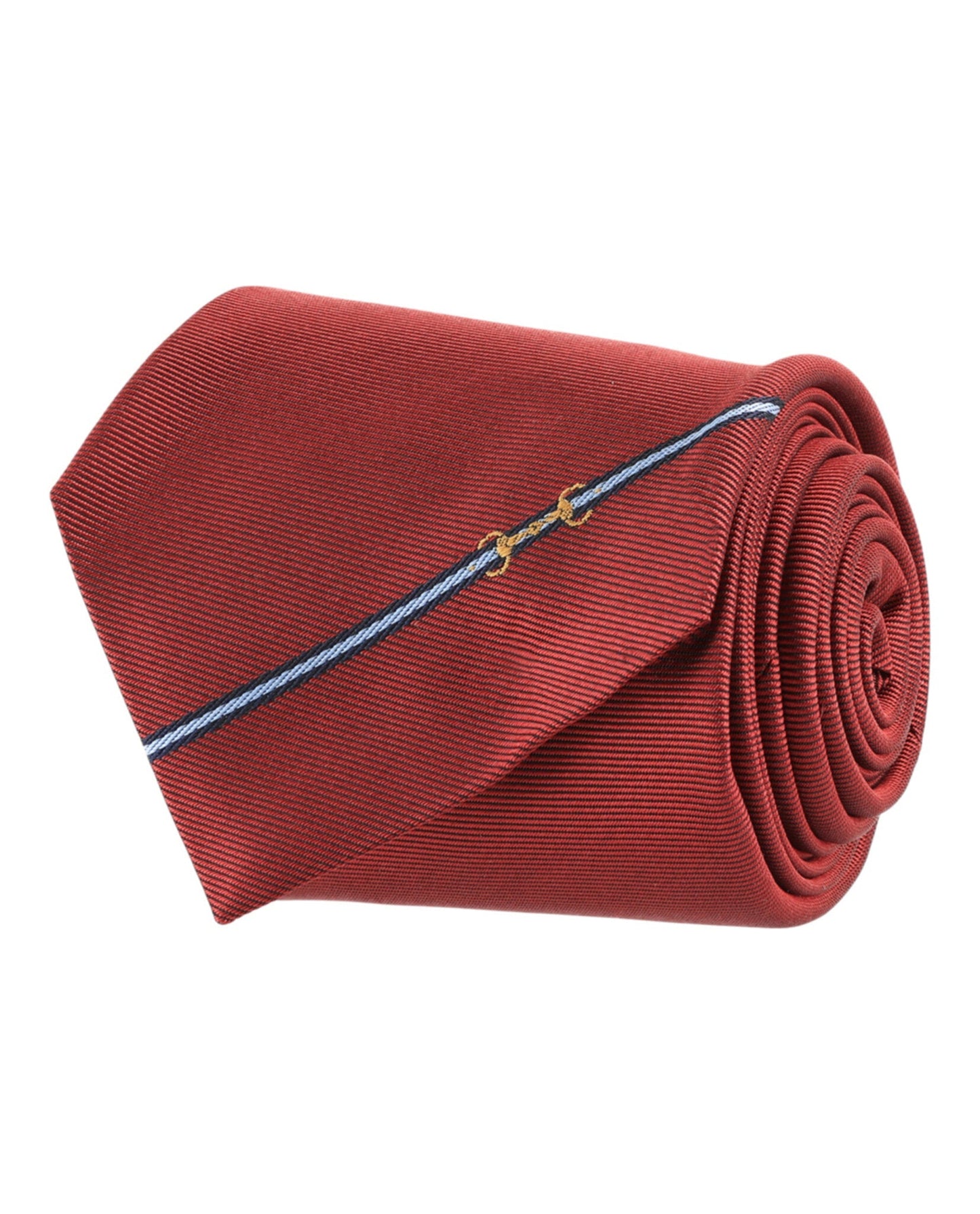 Gucci Mens Horsebit Silk Jacquard Tie
