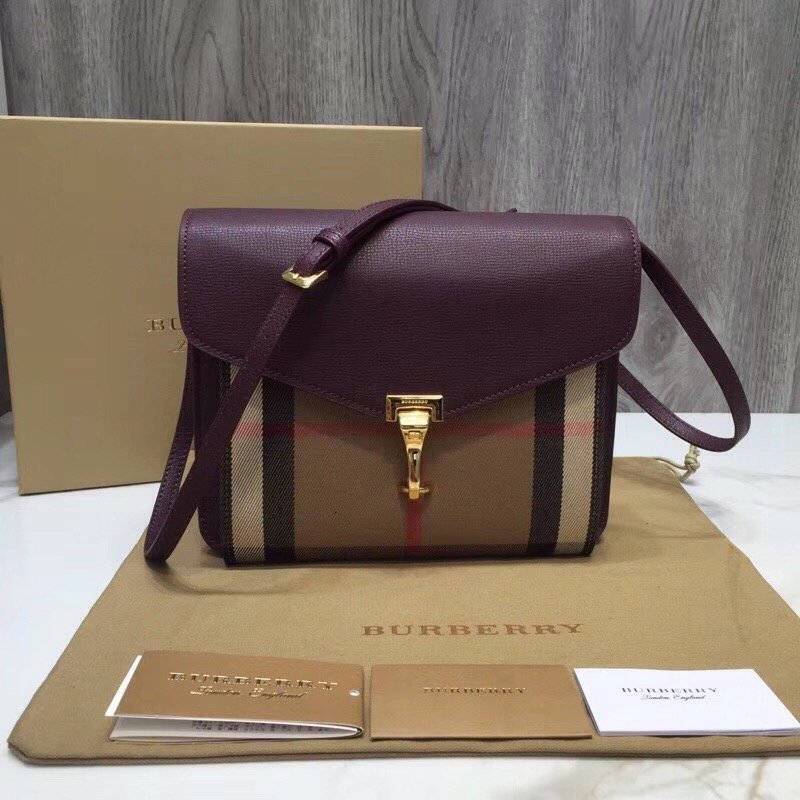 Top Quality Small  Check And Crossbody Bag Purple For Women, Bags 9in/24cm