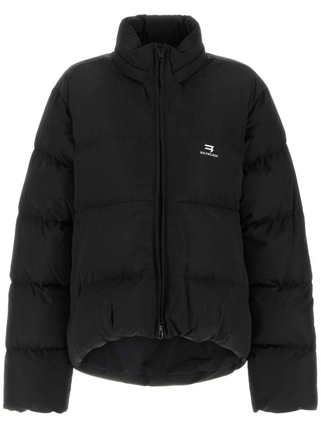 Luxury Balenciaga Trending 2025 Sporty B Logo Point Down Padding Black