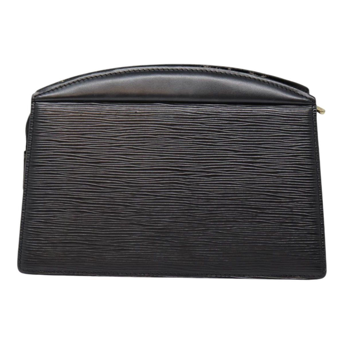 LOUIS VUITTON Epi Trousse Crete Pouch Black M48402 LV Auth 85737