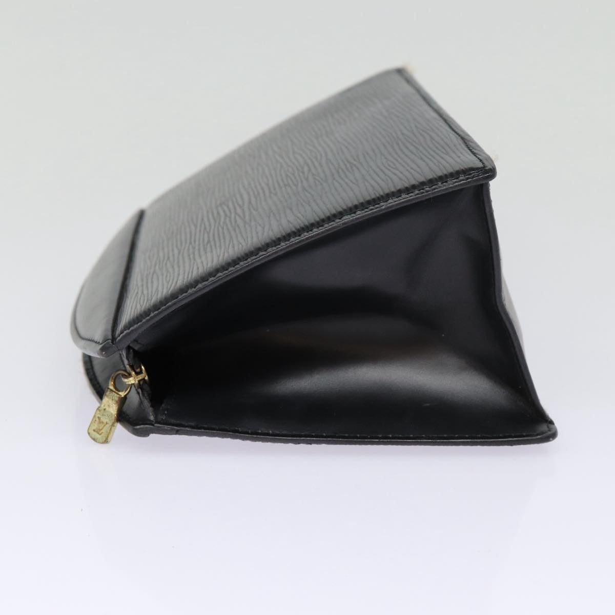 LOUIS VUITTON Epi Trousse Crete Pouch Black M48402 LV Auth 85737