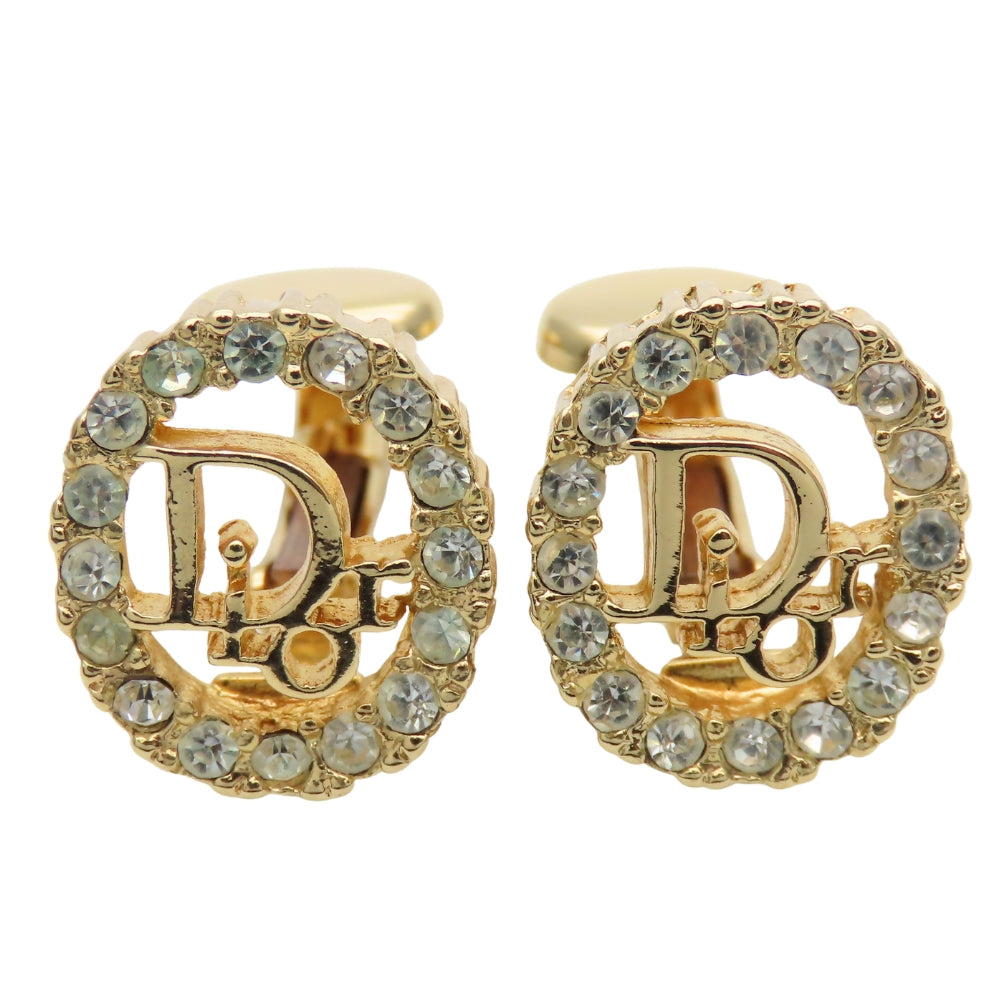 Christian Dior CD Logo Earrings