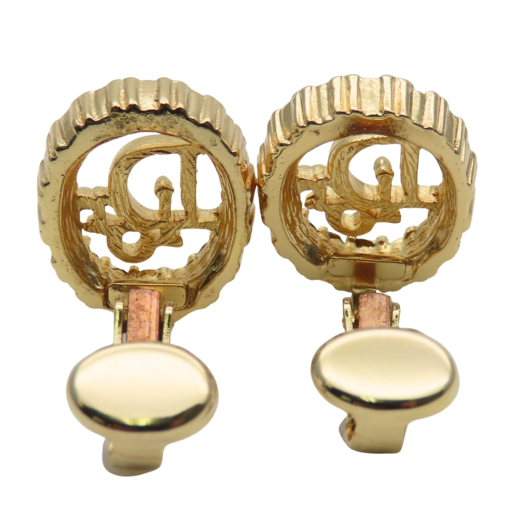 Christian Dior CD Logo Earrings