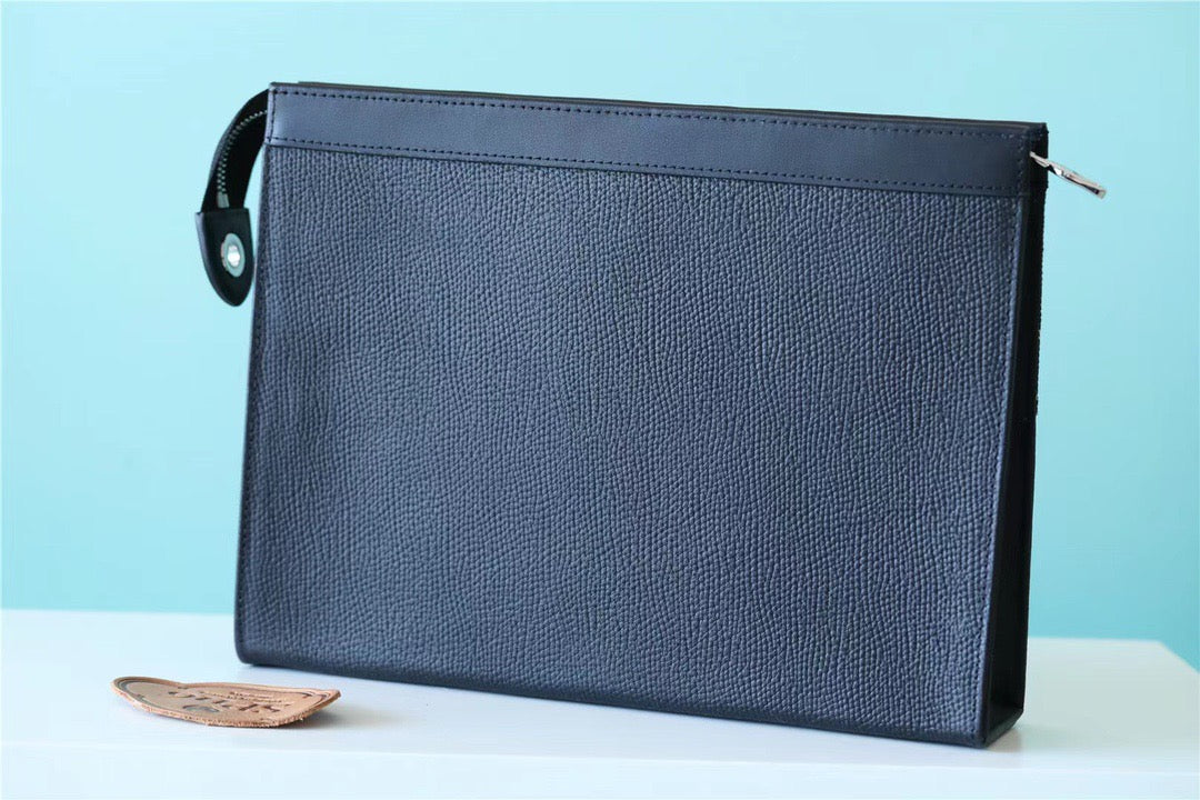 Top Quality Pochette Voyage MM Monogram Drip Black By Nigo For Pre-Spring, Travel Accessories 27cm Top Quality M45961