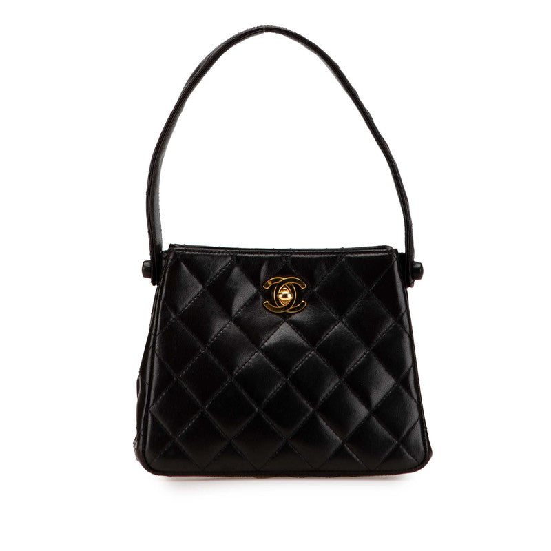 Chanel Coco Mark Matelasse Lambskin Mini Handbag