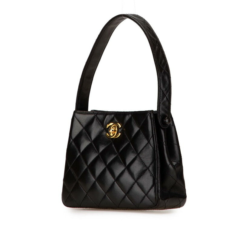 Chanel Coco Mark Matelasse Lambskin Mini Handbag