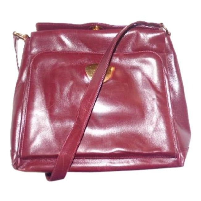 Gucci   Ox Blood Burgundy Leather Satchel