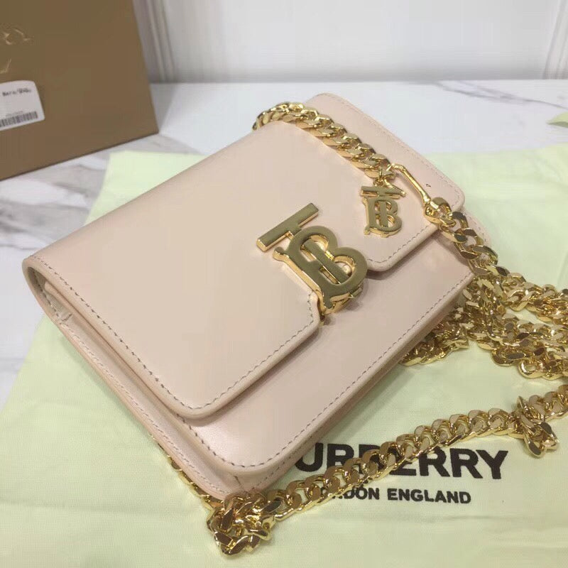 Top Quality Tb Chain Belt Bag Beige For Women, Bags 6.6in/17cm