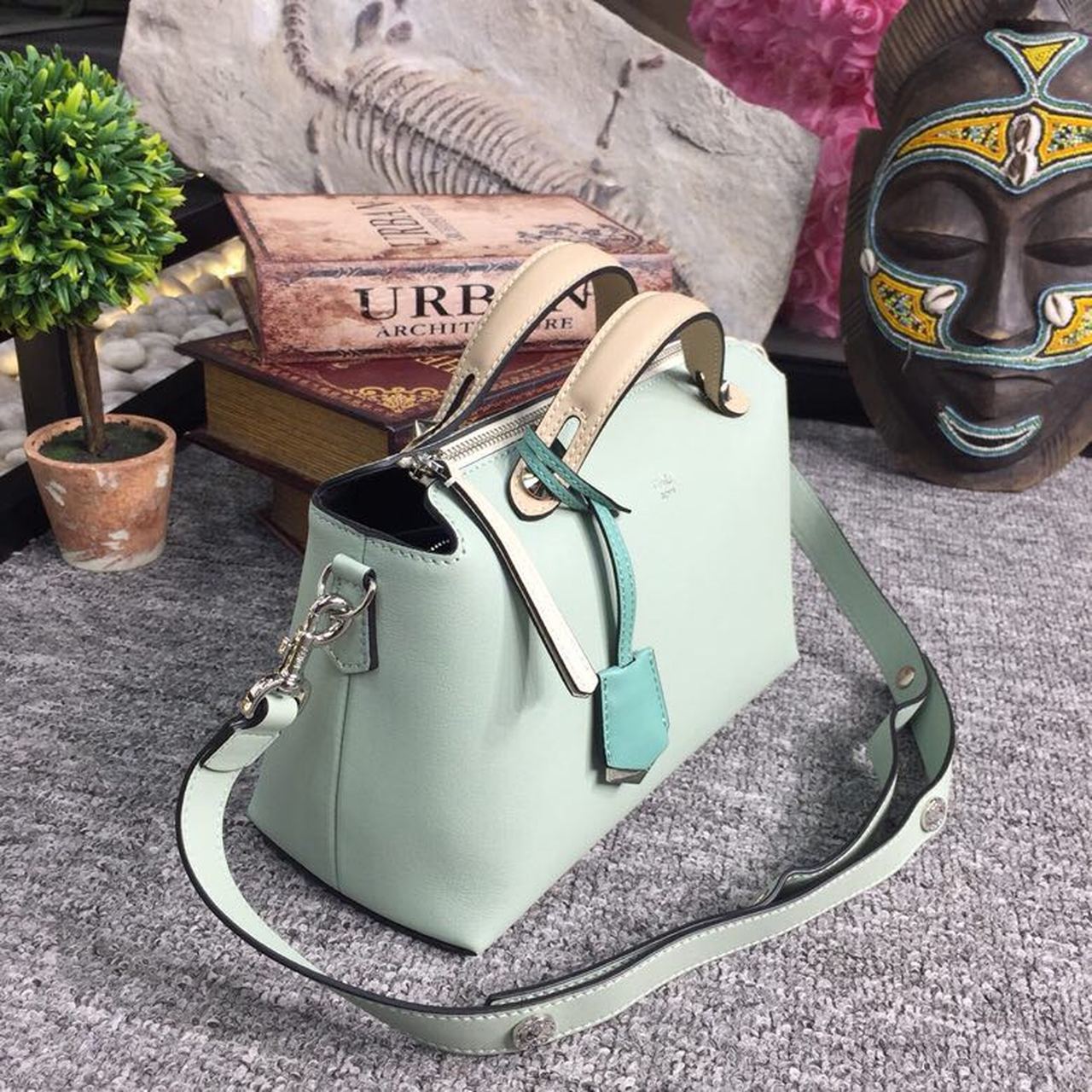 FI By The Way MeTop Qualityum Bag Mint Green For Women, Handbags, Shoulder And Crossbody Bags 10.6in/27cm FF 8BL1461