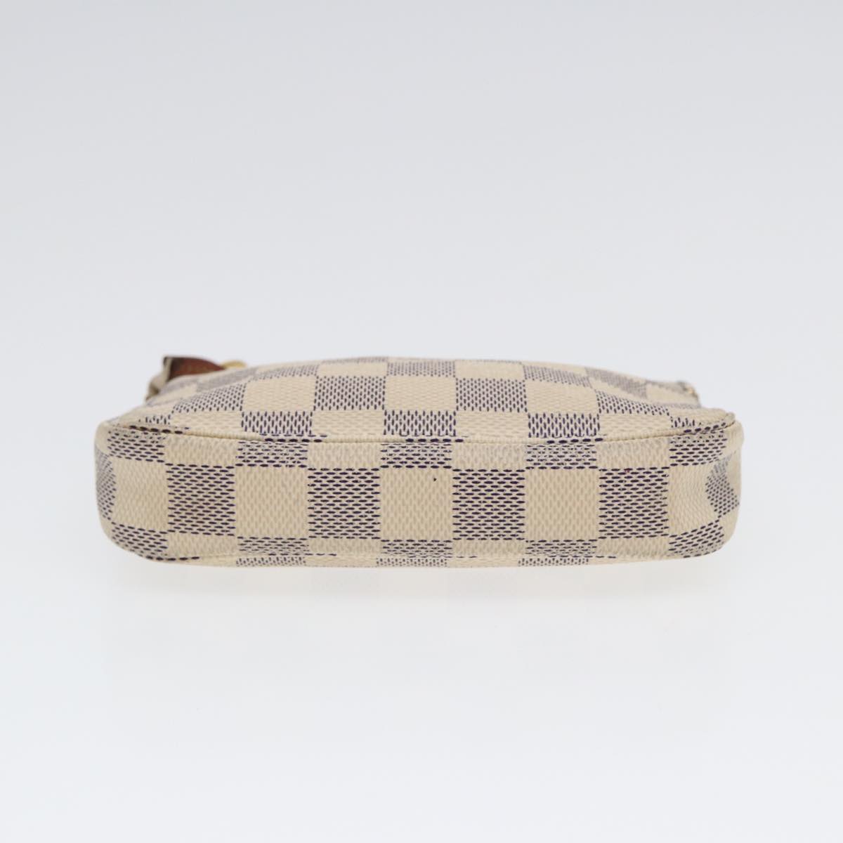 LOUIS VUITTON Damier Azur Mini Pochette Accessoires Pouch N63005 LV Auth 86634