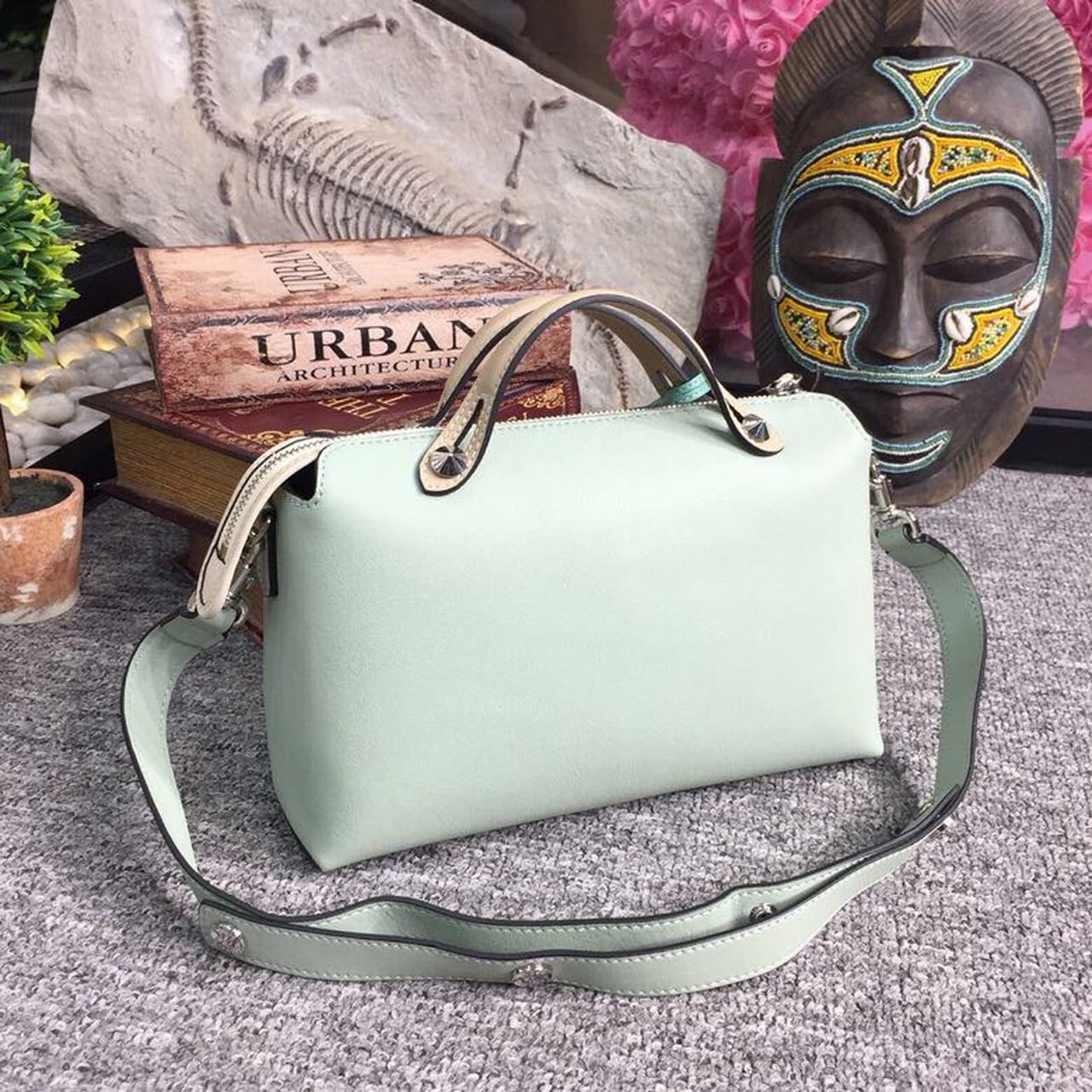 FI By The Way MeTop Qualityum Bag Mint Green For Women, Handbags, Shoulder And Crossbody Bags 10.6in/27cm FF 8BL1461