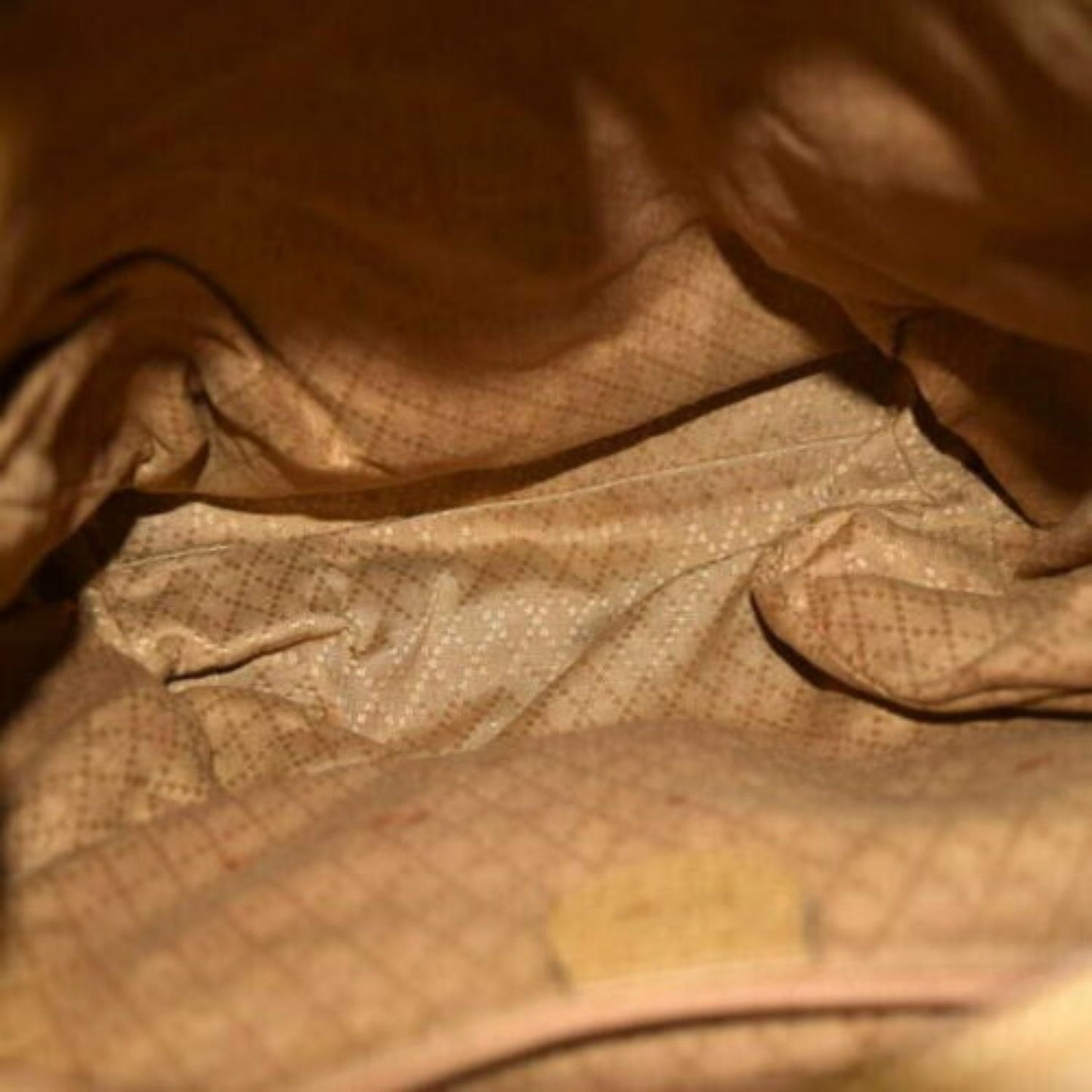 RARE, Gucci, Stirrup style camel suede and leather saddle bag top backpack or messenger bag with a gold stirrup accent