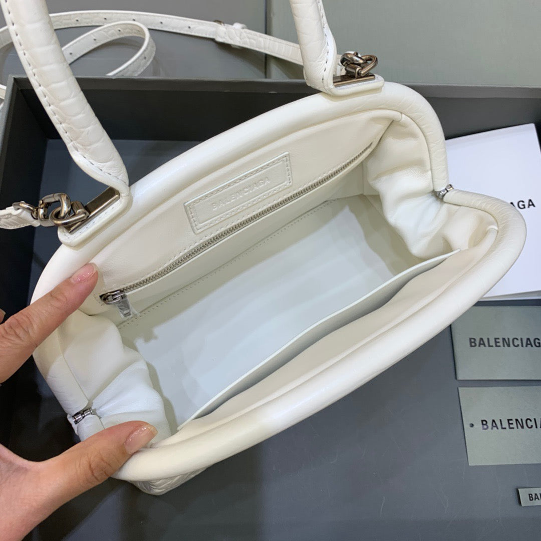 Top Quality Small ETop Qualitytor  Bag In White, For Women,  Bags 13in/33cm