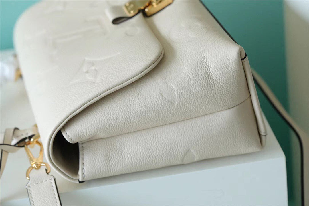 Top Quality Madeleine MM Monogram Empreinte Creme Beige For Women,  Shoulder and Crossbody Bags 11.8in/30cm Top Quality