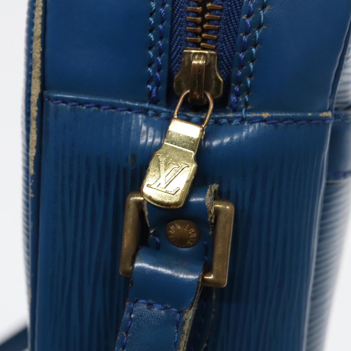 LOUIS VUITTON Epi Trocadero 27 Shoulder Bag Blue M52315 LV Auth 86817