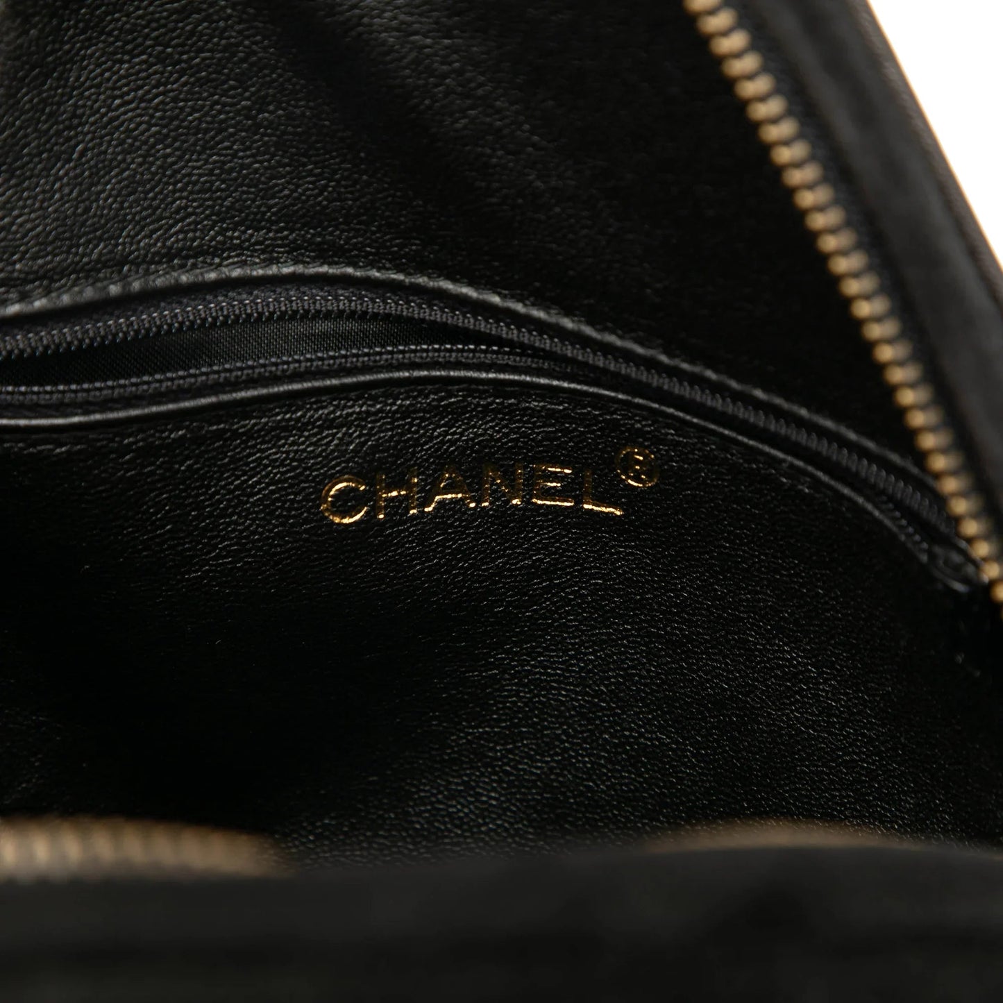 Black Chanel CC Quilted Suede Diamon Tassel Bag