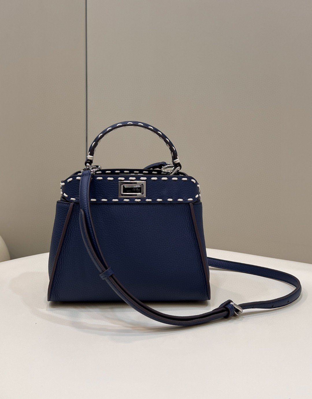 Top QualityTop Quality Peekaboo Small Dark Blue Bag For Woman 23cm/9in