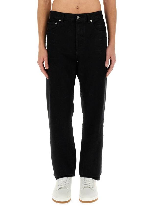 Luxury Saint Laurent Trending 2025 Denim Cotton Straight Jeans Black
