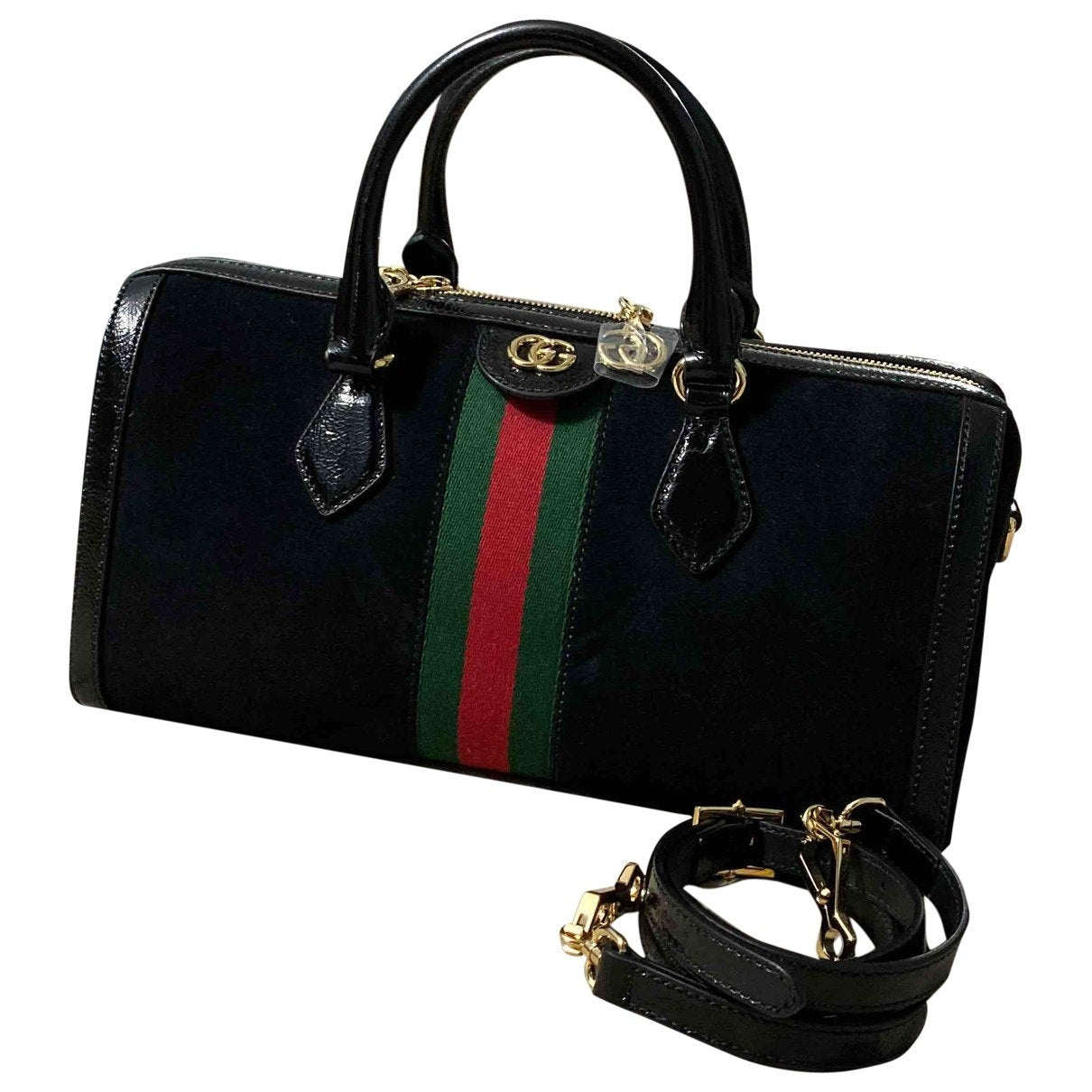 Gucci ophidia  suede handbag