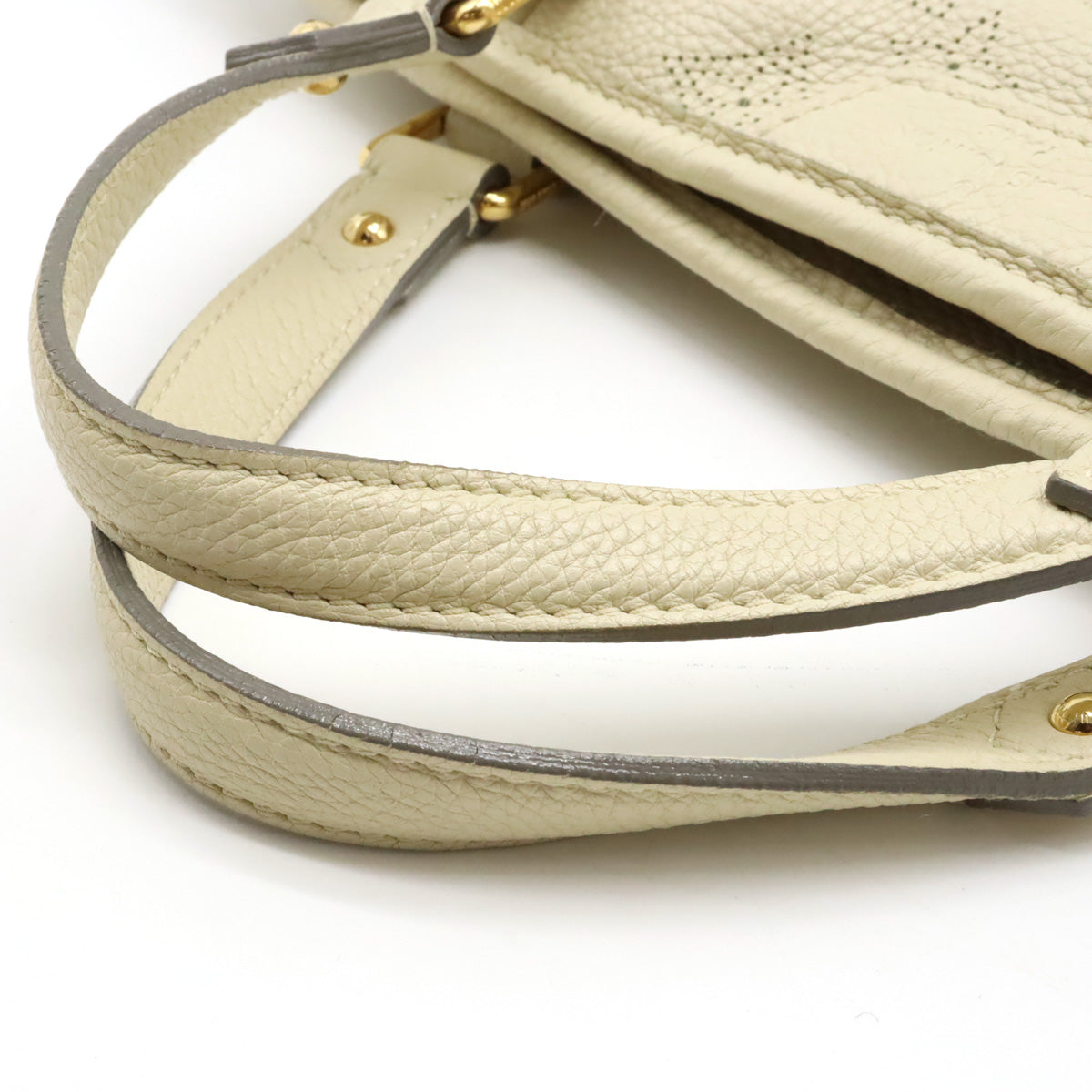 LOUIS VUITTON Louis Vuitton Monograms Stella PM Torta Bag 2WAY Carf Leather Run Beige M93067