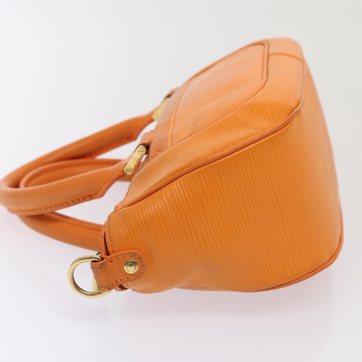 LOUIS VUITTON Epi Danura PM Shoulder Bag 2Way Orange Mandarin M5891H Auth 87943