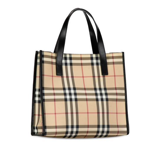 Burberry Ho  Check Tote Tote Bag