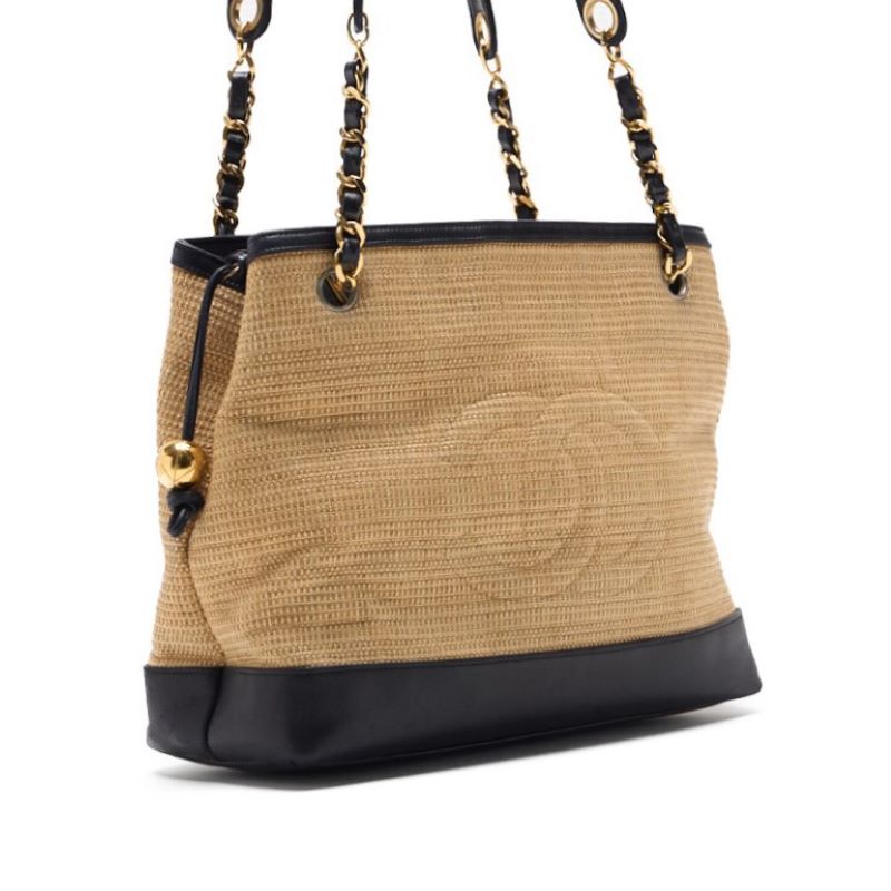 Chanel Coco Double Chain Shoulder Stroop   Beige × Black  Shoulder Bag Mini Shoulder  Bag Ladies Bag Hybrid ? Delivery? Macao Bookstore Online