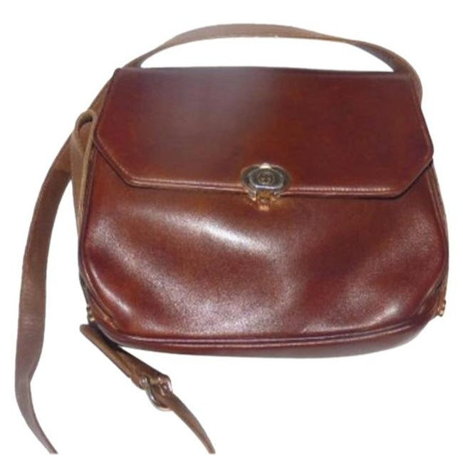 Gucci   Two Shades Of Supple Brown Leather Hobo Bag