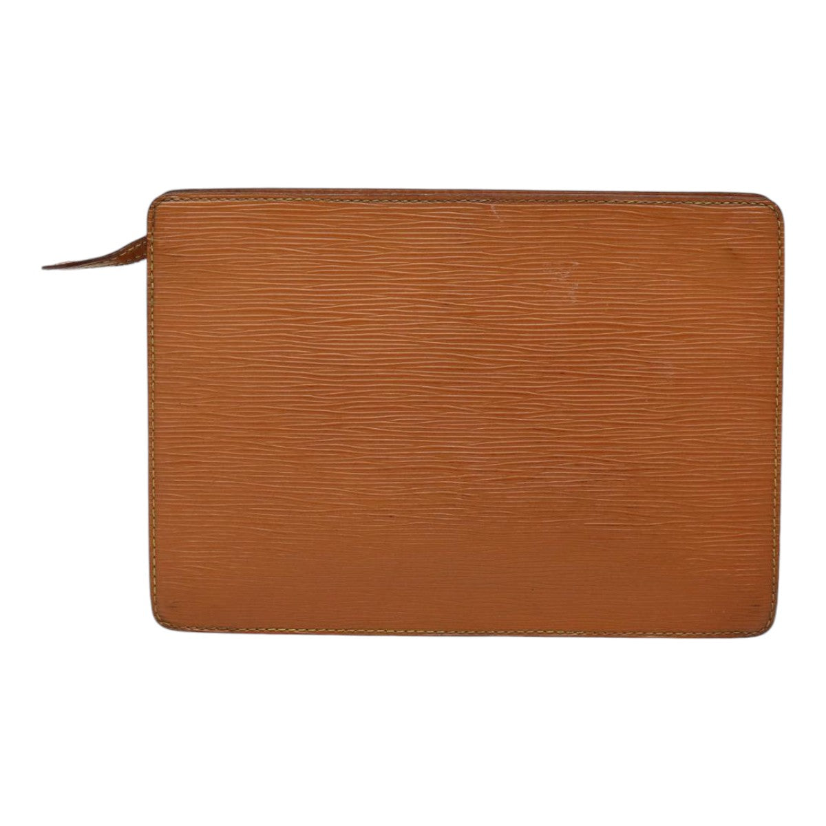 LOUIS VUITTON Epi Pochette Homme Clutch Bag Brown Zipangu Gold M52528 Auth 88069