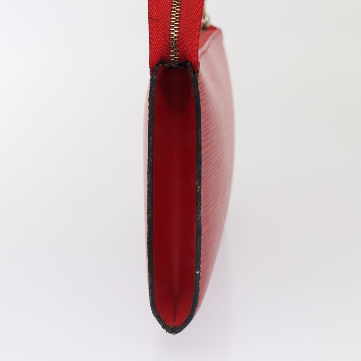 LOUIS VUITTON Epi Pochette Accessoires Accessory Pouch Red M52987 LV Auth 88309