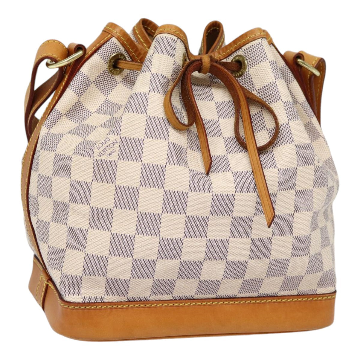LOUIS VUITTON Damier Azur Noe BB Shoulder Bag N41220 LV Auth 88438
