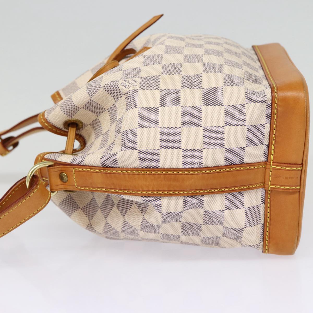 LOUIS VUITTON Damier Azur Noe BB Shoulder Bag N41220 LV Auth 88438