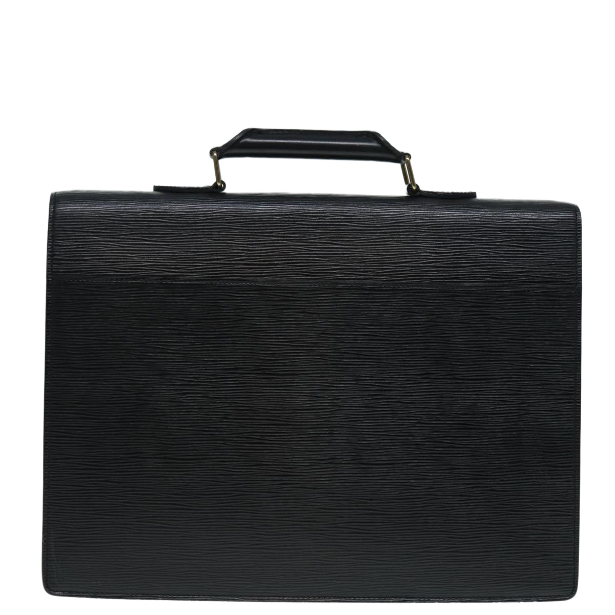 LOUIS VUITTON Epi Serviette Ambassador Business Bag Black M54412 LV Auth 88487