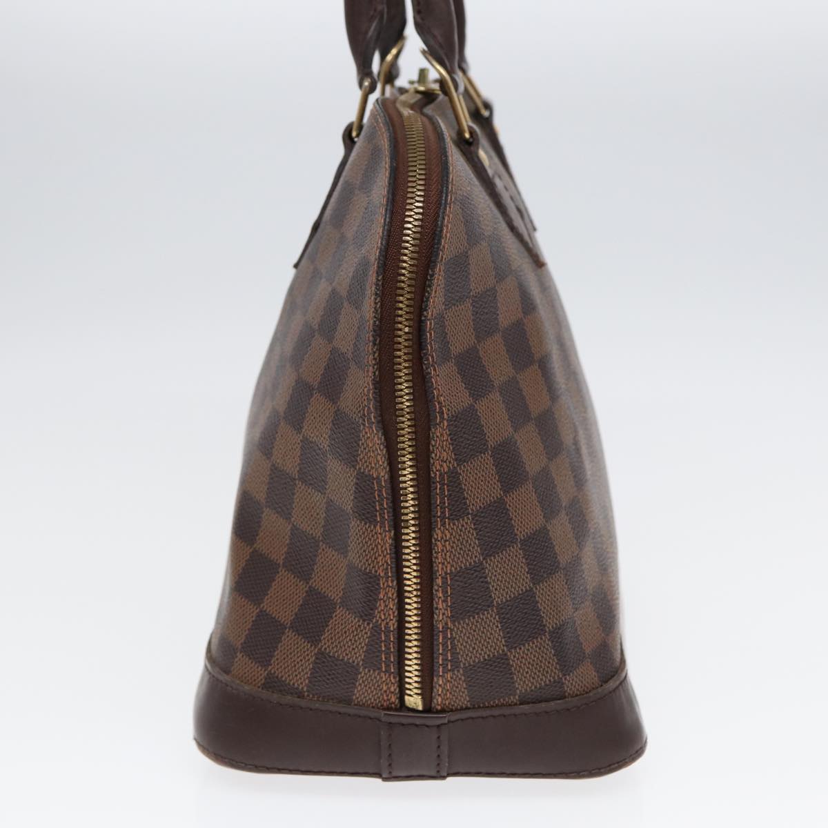 LOUIS VUITTON Damier Ebene Alma PM Hand Bag N53151 LV Auth 88589
