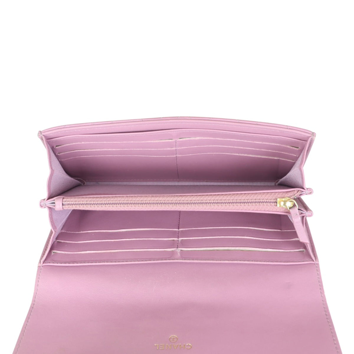 Chanel Classic Flap Long Wallet | Lavender