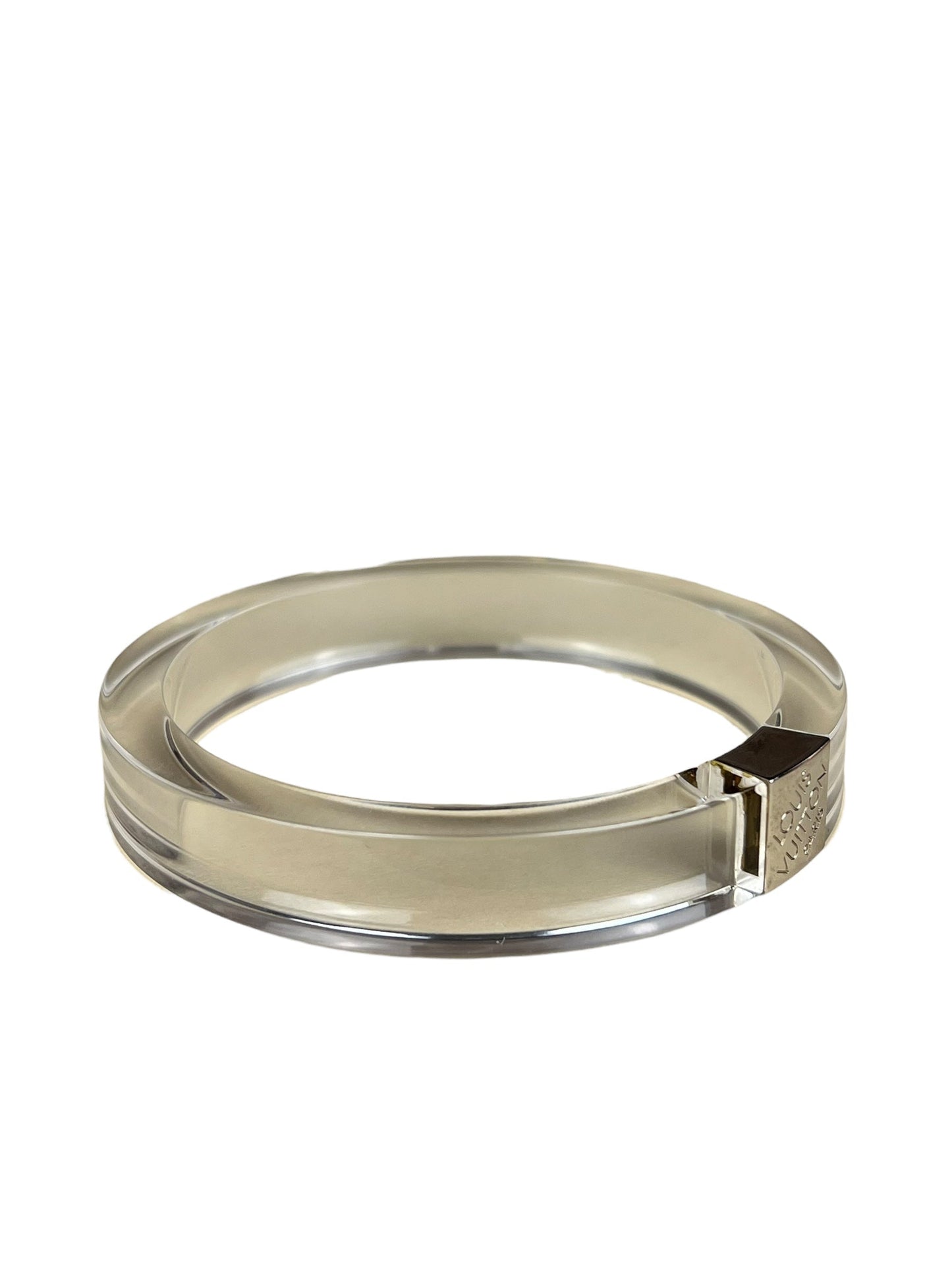 Louis Vuitton Transparent Night Clubber Cuff Bangle Bracelet