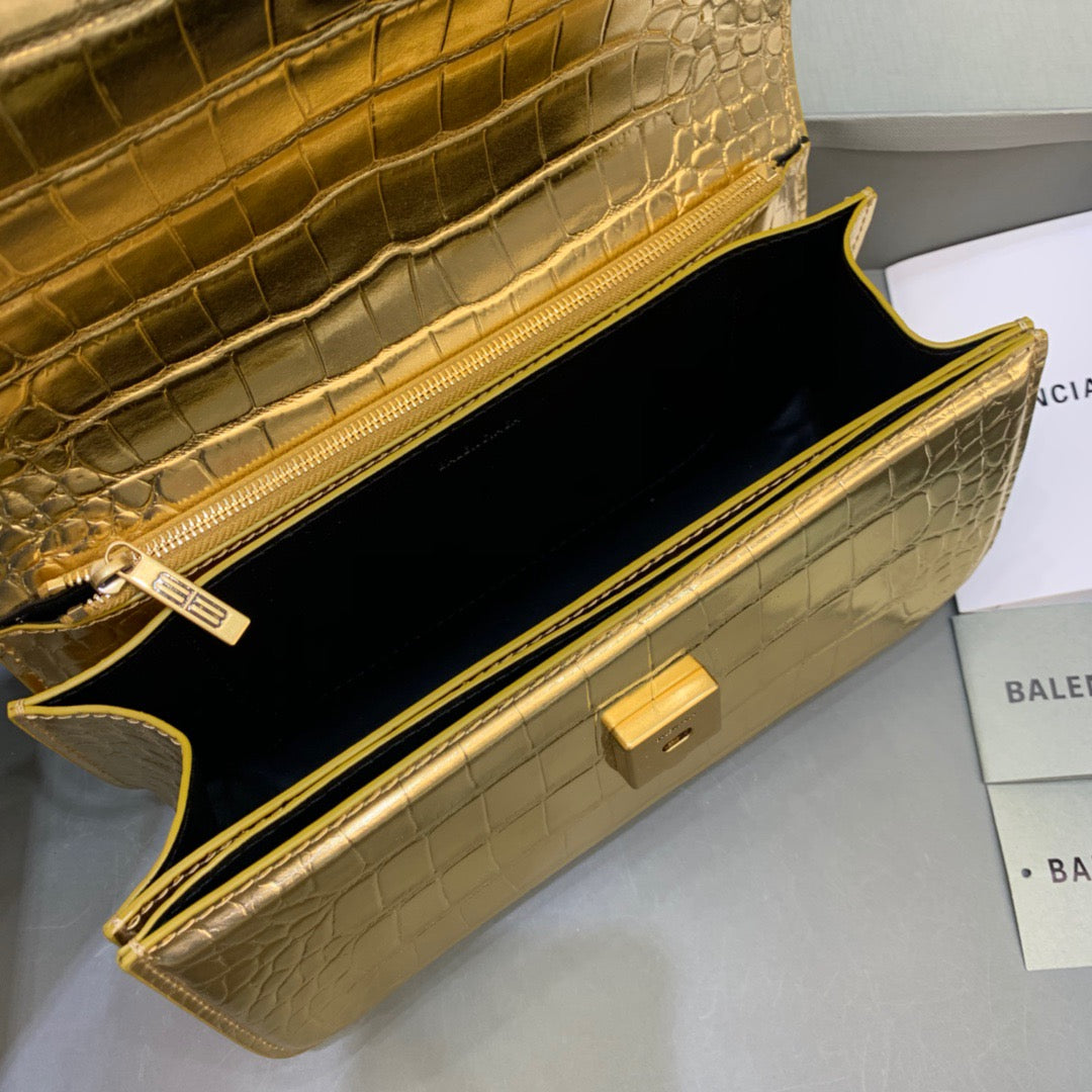 Top Quality Gossip Small Shoulder Bag Gold, For Women,  Bags 9.1in/23cm
