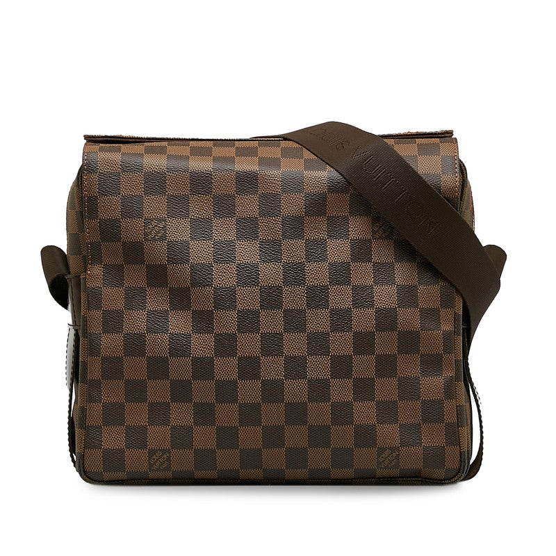 Louis Vuitton Damiere Naviglio N45255 Brown PVC Leather  Louis Vuitton