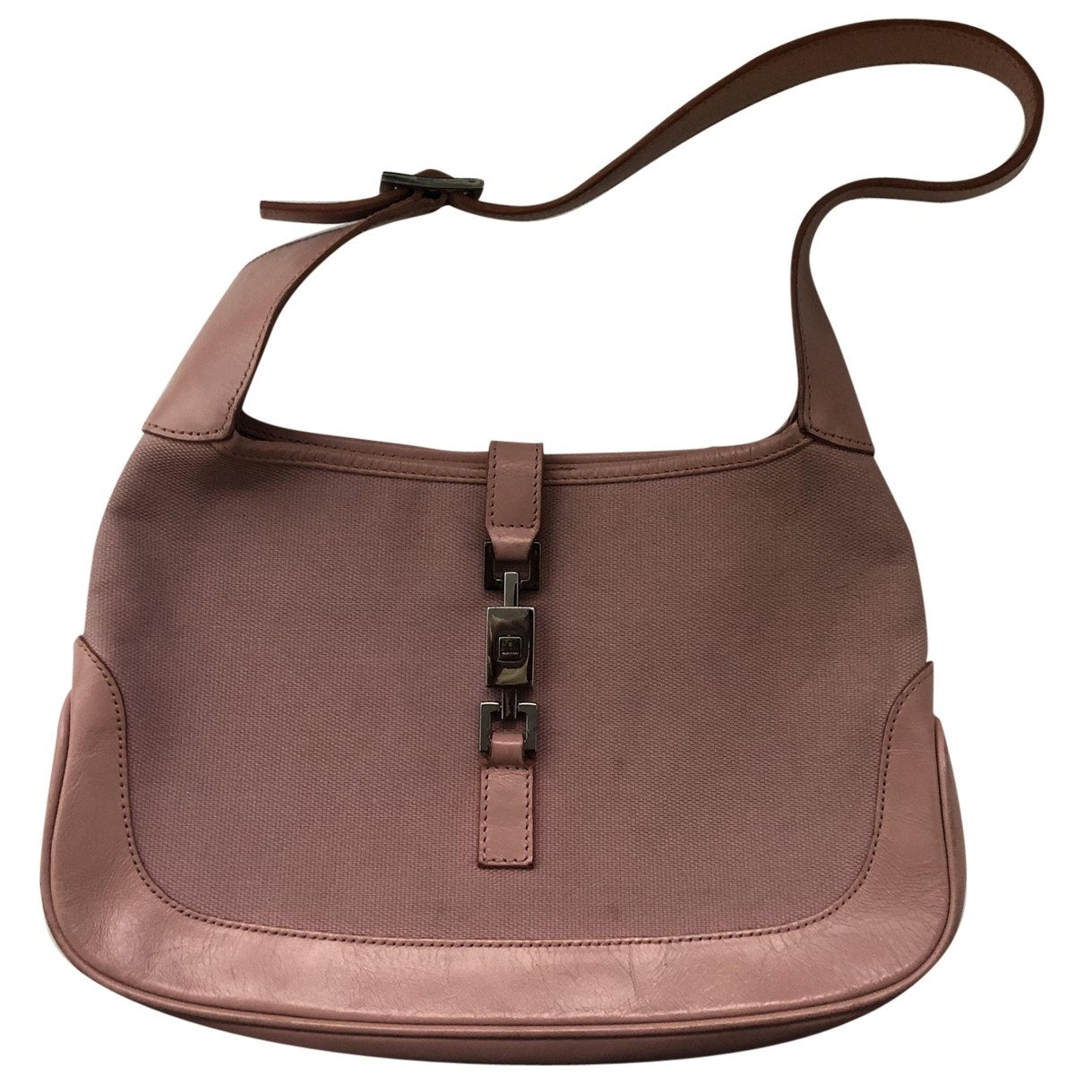 Gucci jackie    pink cloth handbag