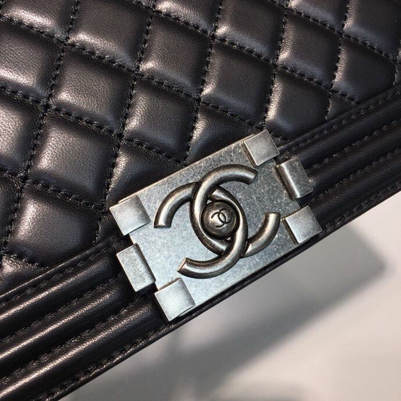 CHL Boy Handbag Silver Hardware Black For Women Bags, Shoulder And Crossbody Bags 9.8in/25cm A67086