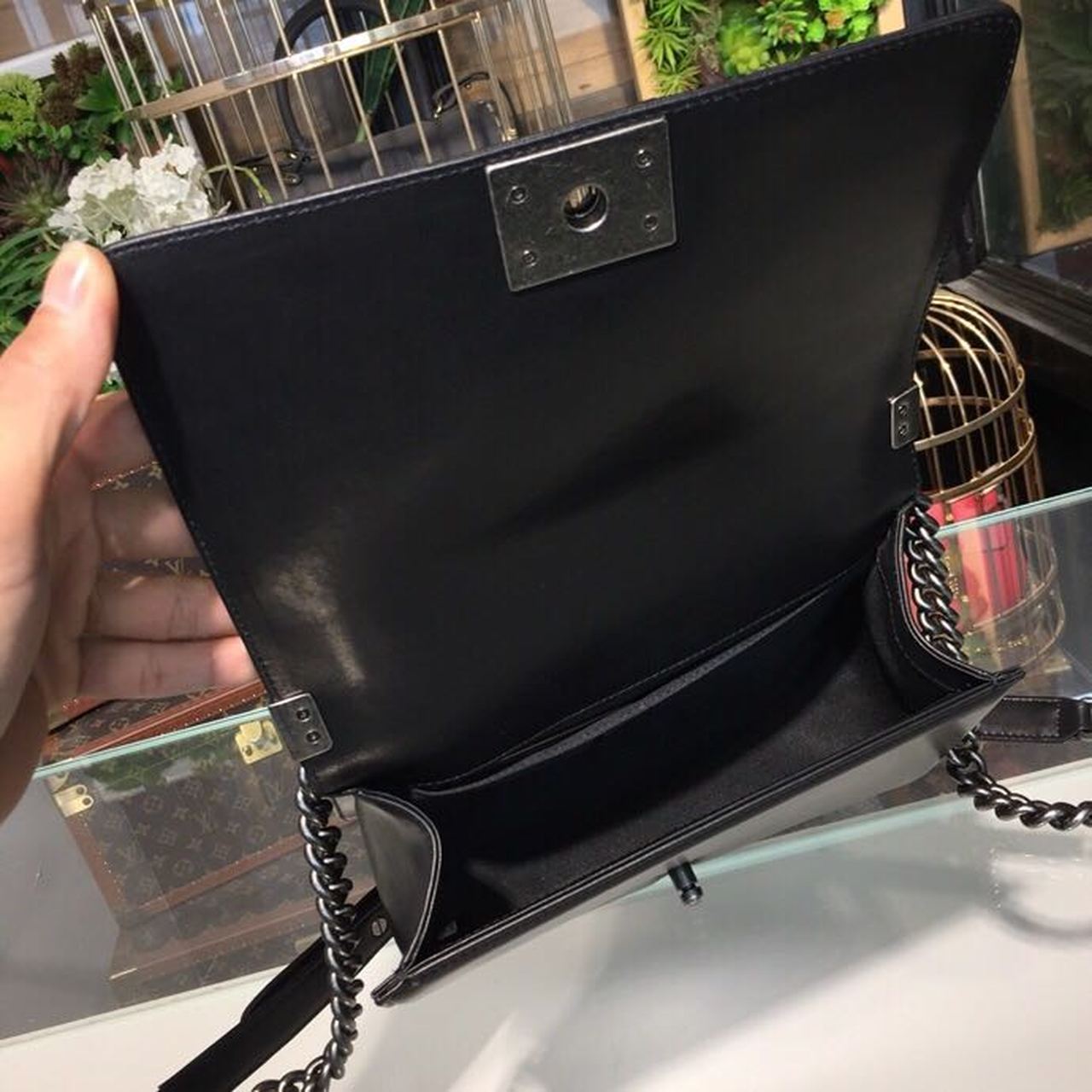 CHL Boy Handbag Silver Hardware Black For Women Bags, Shoulder And Crossbody Bags 9.8in/25cm A67086