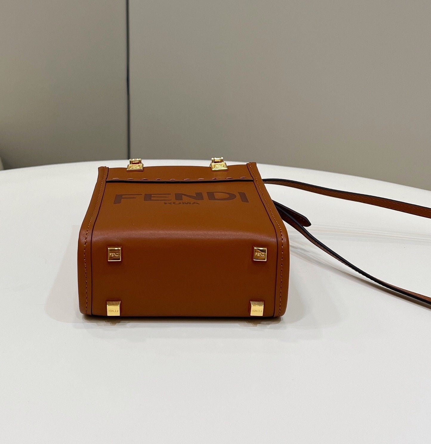 Top QualityTop Quality Sunshine Shopper Brown Mini Bag For Woman 13cm/5in