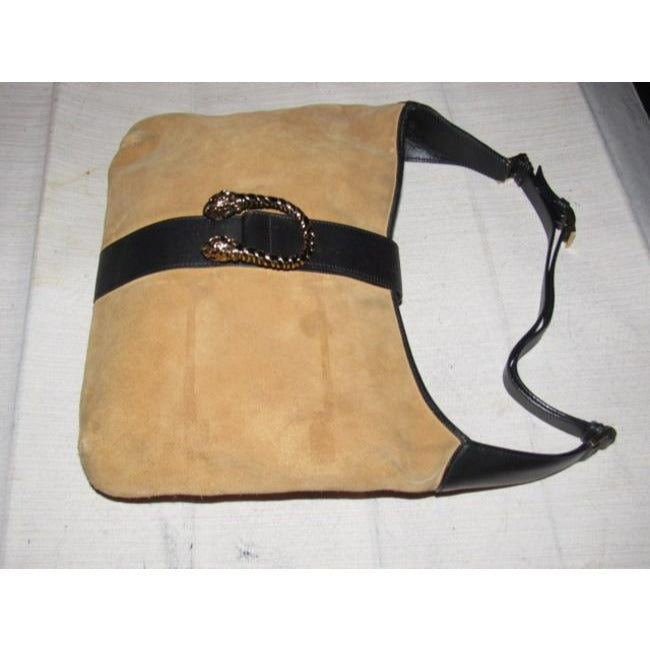 Gucci Dionysus   Leather Suede Brown Suede Hobo Bag