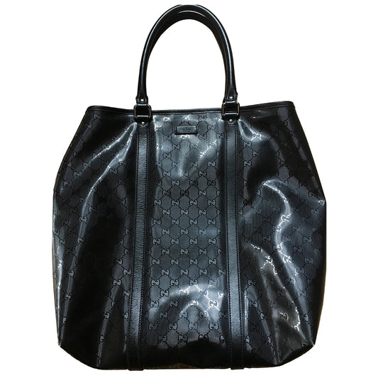 Gucci black polyester handbag