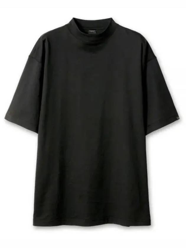Luxury Balenciaga Trending 2025 Cotton Crew Neck Short Sleeve T-Shirt Black
