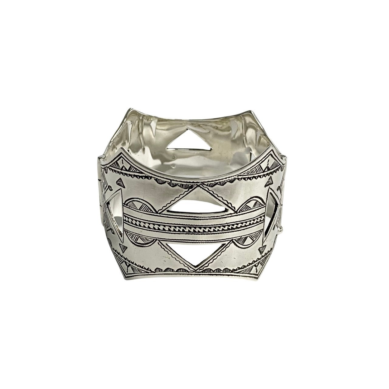 HERMES bracelet Silver925 Silver Tuareg bangle Women  d