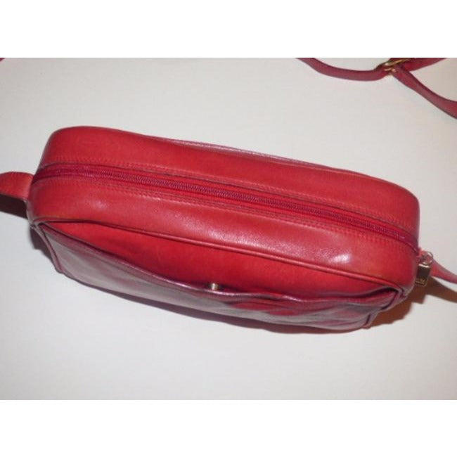Gucci   Red Leather Cross Body Bag