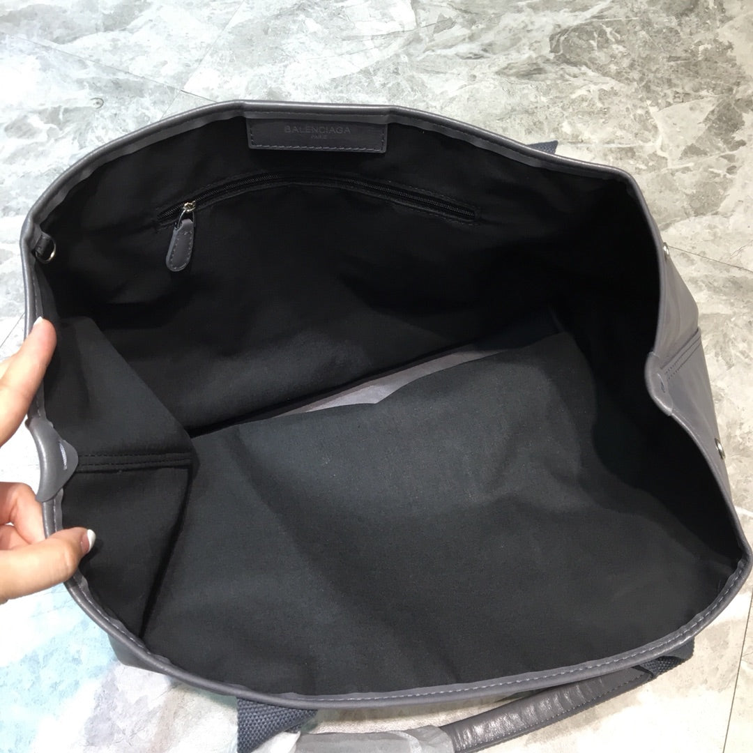 Top Quality Navy MeTop Qualityum Cabas Tote Bag In Gray, For Women,  Bags 14.1in/36cm